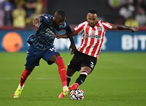 Brentford V Arsenal 2021-22 Prints: Pepe vs Henry: A Premier League Showdown - Brentford vs Arsenal, 2021-22
