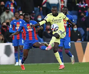 Pepe vs Mitchell: Intense Battle at Selhurst Park - Crystal Palace vs Arsenal, Premier League 2020-21