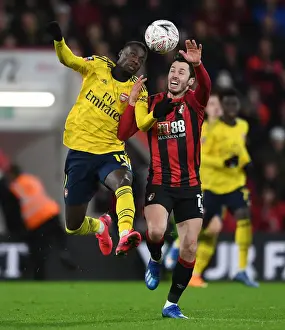 Pepe vs Smith: Intense Clash in FA Cup Fourth Round between AFC Bournemouth and Arsenal