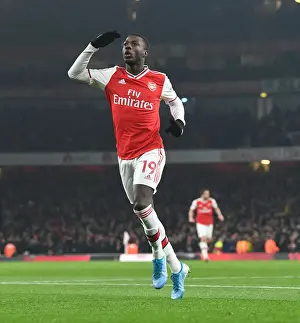 Pepe's Premier League Debut Goal: Arsenal vs Manchester United (2019-20)