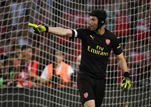 Petr Cech in Action: Arsenal vs. Atletico Madrid, International Champions Cup 2018