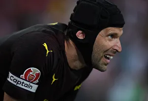 Petr Cech in Action: Arsenal vs Atletico Madrid, International Champions Cup 2018
