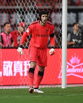 Petr Cech in Action: Arsenal vs. Bayern Munich, Shanghai 2017