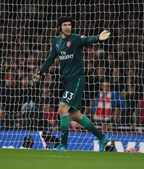 Arsenal V Liverpool 2017-18 Prints: Petr Cech in Action: Arsenal vs Liverpool (2017-18), Emirates Stadium