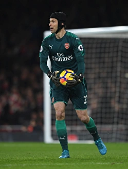 Arsenal V Liverpool 2017-18 Prints: Petr Cech in Action: Arsenal vs Liverpool (2017-18), Emirates Stadium