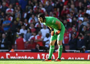 Arsenal V Watford 2018-19 Prints: Petr Cech in Action: Arsenal vs. Watford (2018-19)