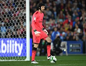 Sydney FC V Arsenal - 2017-18 Prints: Petr Cech in Action: Arsenal's Goalkeeper Shines in Pre-Season Clash against Sydney FC (2017)