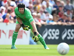 Borehamwood V Arsenal 2018-19 Prints: Petr Cech in Action: Arsenal's Pre-Season Clash at Borehamwood (2018)