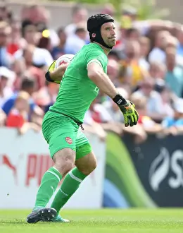 Borehamwood V Arsenal 2018-19 Prints: Petr Cech in Action: Arsenal's Pre-Season Clash at Borehamwood (2018)
