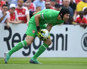 Borehamwood V Arsenal 2018-19 Prints: Petr Cech in Action: Arsenal's Pre-Season Clash at Borehamwood (2018)