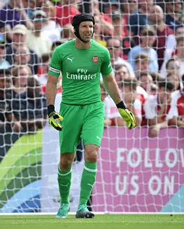 Petr Cech in Action: Arsenal's Pre-Season Friendly against Borehamwood (2018)