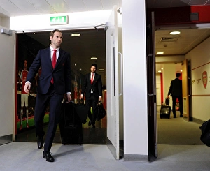 Arsenal V West Bromwich Albion 2015-16 Prints: Petr Cech Arrives at Emirates Stadium before Arsenal vs. West Bromwich Albion (2015-16)