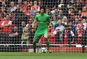 Petr Cech (Arsenal). Arsenal 0: 2 Manchester City. Premier League. Emirates Stadium
