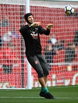 Images Dated 1st October 2017: Petr Cech (Arsenal). Arsenal 2: 0 Brighton & Hove Albion. Premier League. Emirates Stadium