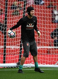 Images Dated 1st October 2017: Petr Cech (Arsenal). Arsenal 2: 0 Brighton & Hove Albion. Premier League. Emirates Stadium