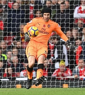 Images Dated 28th October 2017: Petr Cech (Arsenal). Arsenal 2: 1 Swansea City. Premier League. Emirates Stadium, 28 / 10 / 17
