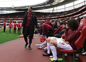 Petr Cech: Arsenal FC's Focused Guardian Ahead of Arsenal v Brighton & Hove Albion (2018-19)