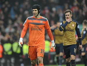 Aston Villa V Arsenal 2015-16 Prints: Petr Cech: Post-Match Reflection, Aston Villa vs Arsenal, Premier League 2015-16