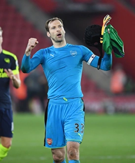 Southampton V Arsenal 2016-17 Prints: Petr Cech: Post-Match Reflection (Southampton vs. Arsenal, Premier League 2016-17)