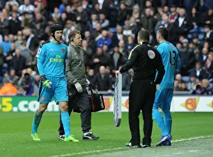 West Bromwich Albion V Arsenal 2016-17 Prints: Petr Cech Replaced by Opsina: West Bromwich Albion vs. Arsenal, 2016-17