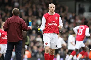 Fulham v Arsenal 2007-8 Gallery: Philippe Senderos (Arsenal)