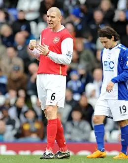Birmingham City v Arsenal 2007-8 Collection: Philippe Senderos (Arsenal)
