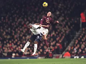 Arsenal V West Ham 2005-6 Prints: Philippe Senderos (Arsenal) Marlon Harewood (West Ham)