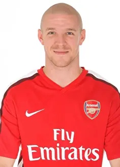 Philippe Senderos with Arsenal Team at Emirates Stadium (2008)