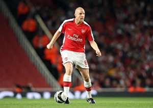 Arsenal V West Bromwich Albion - Carling Cup 2009-10 Prints: Philippe Senderos: Arsenal's Hero in 2-0 Carling Cup Victory Over West Brom