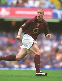 Chelsea V Arsenal 2005-06 Prints: Philippe Senderos Celebrates Arsenal's 1-0 Win Over Chelsea at Stamford Bridge, 2005