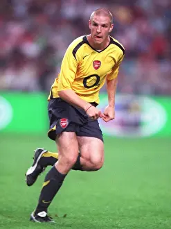 Senderos Philippe Prints: Philippe Senderos Celebrates Arsenal's Win Against Ajax in Amsterdam Tournament, 2005