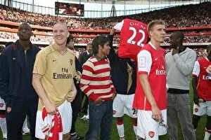 Philippe Senderos and Nicklas Bendtner (Arsenal)