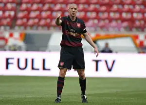 Arsenal V Lazio 2007-8 Prints: Philippe Senderos's Goal Secures Arsenal's Victory over Lazio at Amsterdam ArenA (2007)