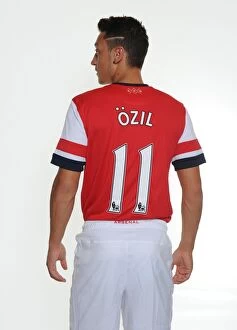 Images Dated 4th September 2013: Photo shoot with German International and new Arsenal signing Mesut Ozil