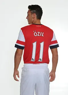 Photo shoot with German International and new Arsenal signing Mesut Ozil