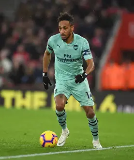 Pierre-Emerick Aubameyang in Action: Arsenal vs Southampton, Premier League 2018-19