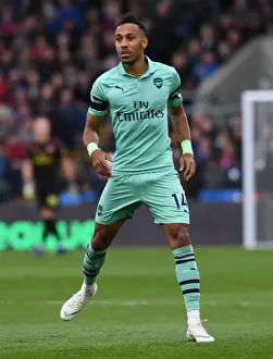 Crystal Palace V Arsenal 2018-19 Prints: Pierre-Emerick Aubameyang in Action: Crystal Palace vs. Arsenal, Premier League 2018-19