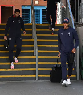 Pierre-Emerick Aubameyang Approaches Selhurst Park Ahead of Crystal Palace vs Arsenal FC (2018-19)