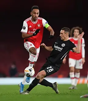 Pierre-Emerick Aubameyang (Arsenal) Dominik Kohr (Eintracht)