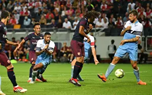 Pierre-Emerick Aubameyang Scores Arsenal's Second Goal Against SS Lazio in 2018 Pre-Season Friendly