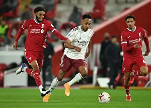 Pierre-Emerick Aubameyang vs. Joe Gomez: A Battle at Anfield in the 2020-21 Premier League