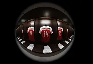 Pierre-Emerick Aubameyang's Arsenal Shirt in Atletico Madrid's Changing Room - International Champions Cup 2018