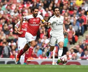 Arsenal Legends V Real Madrid Legends 2018-19 Prints: Pires vs Arbeloa: A Clash of Football Legends - Arsenal Legends vs Real Madrid Legends (2018-19)