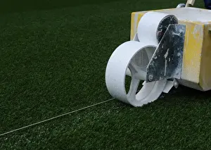 Arsenal Swansea City 2014/15 Prints: Pitch Preparation: Arsenal vs Swansea City at Emirates Stadium (2014/15)