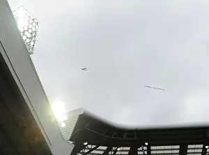 West Bromwich Albion V Arsenal 2016-17 Prints: Plane Banner Over The Hawthorns: West Bromwich Albion vs. Arsenal, Premier League 2016-17