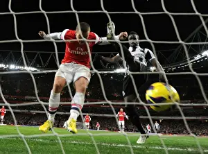 Arsenal V Newcastle United 2012-13 Prints: Podolski Scores the Third: Arsenal's Victory Over Newcastle United (2012-13)