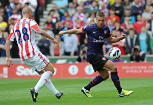 Podolski vs. Wilkinson: Battle at Britannia Stadium - Stoke City vs. Arsenal, 2012-13 Premier League