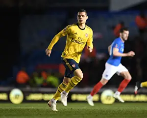 Portsmouth V Arsenal FA Cup 5th Rd 2020 Prints: PORTSMOUTH, ENGLAND - MARCH 02: Granit Xhaka of Arsenal during the FA Cup Fifth Round match between Portsmouth