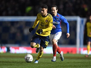Portsmouth v Arsenal FA Cup 5th Rd 2020 Collection: Portsmouth vs Arsenal: FA Cup Fifth Round Showdown