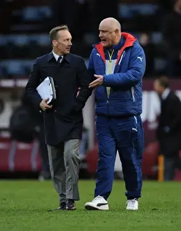 Burnley V Arsenal 2014/15 Prints: Post-Match Chat: Boro Primorac and Lee Dixon (Burnley vs Arsenal, 2014/15)